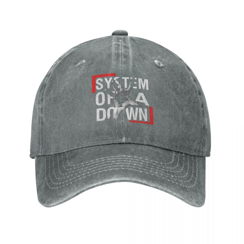 2026 Proud Band System Of A Down Baseball Cap Distressed Washed Metal Music Snapback Hat Unisex Outdoor Activities Adjustable Ha