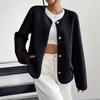 Women's Fashion Casual Long Sleeve Solid Color Jacket