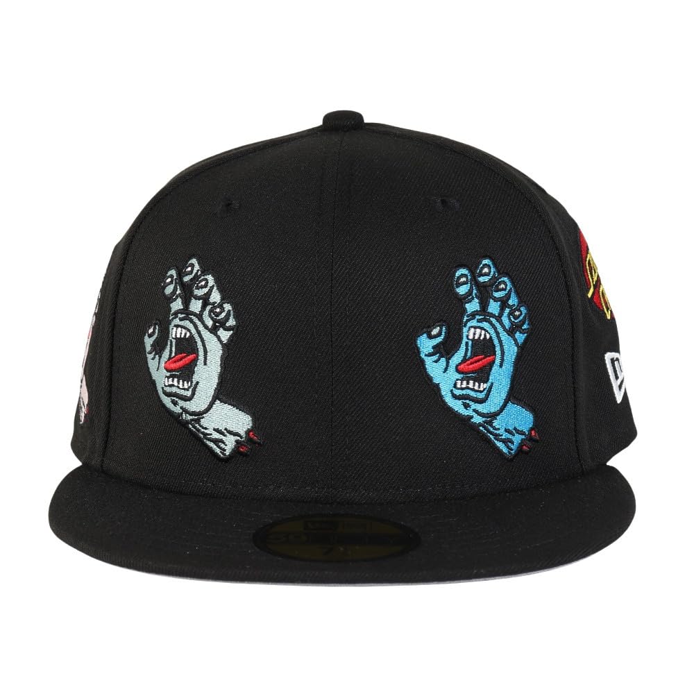 [New Era] Cap 59FIFTY SANTACRUZ collaboration black 7 12 5950 SANTA CRUZ ALLOVER BLK 14384270 NER36C7023