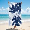 Traditional Moroccan Pattern Printed Towel Lightweight Portable Bath Wrap for Girls Teenagers Gift Idea