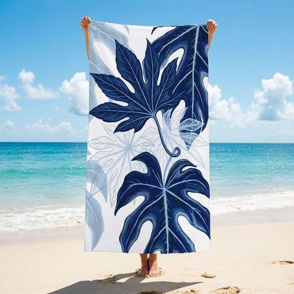 Traditional Moroccan Pattern Printed Towel Lightweight Portable Bath Wrap for Girls Teenagers Gift Idea