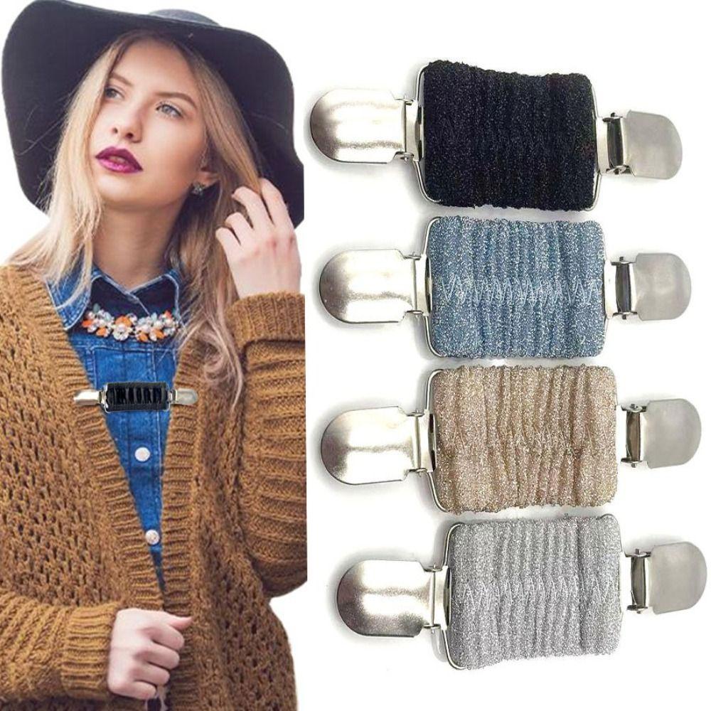 Fashion Accessories Fit Dress Cinch Clips High Elasticity Shirt Clips Shawl Clip  Tighten Dress