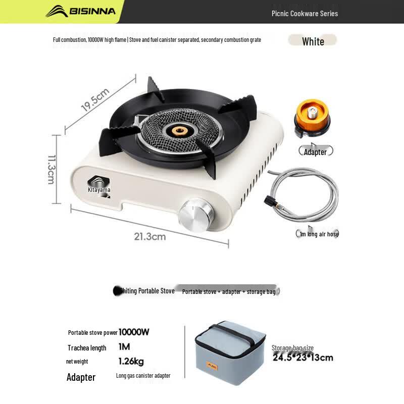 Beishanlang Outdoor Double Burner Butane Cassette Stove