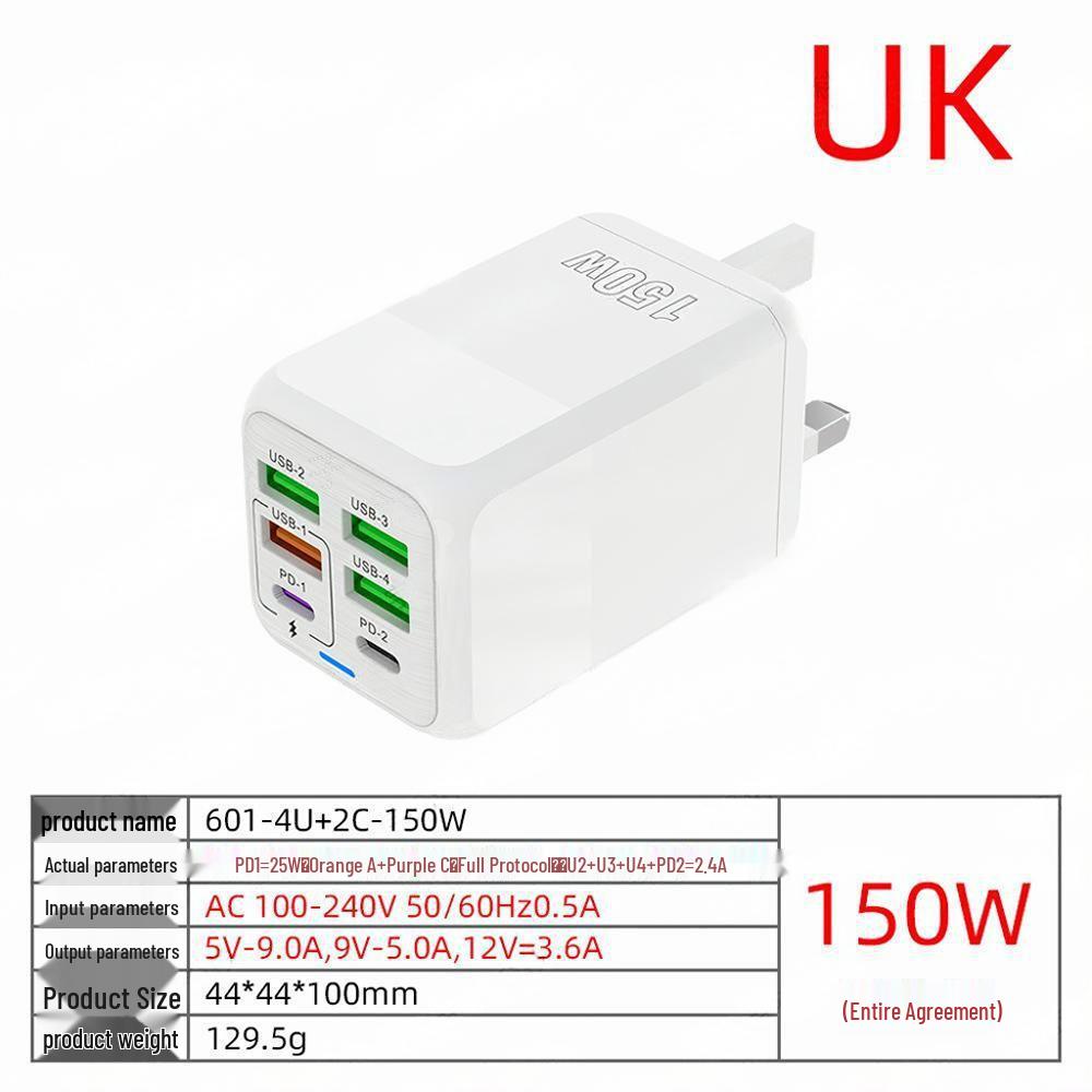 150W Multi-Port Super Fast Charging Adapter