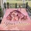 Custom Text Ariana Grande Pattern Floor Rug Soft Indoor Carpet Mat Living Room Bedroom