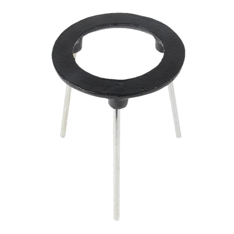 Iron Tripod Stand for Alcohols Lamp and Bursners Detachable Metal Tripod Stand for Educational Chemistry Labs Research