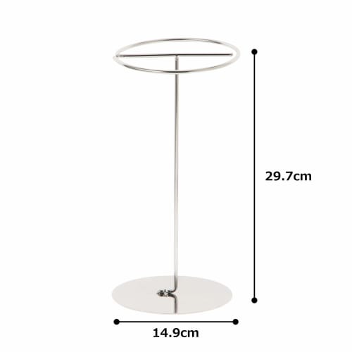 Endo Shoji Commercial Round Tong Stand, 18-8 Stainless Steel, Made in Japan, BTV34
