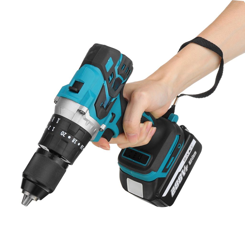 3 In 1 288V 20+3 Torque Variable Speed Cordless Hammer Impact Drill for 18V Battery Brushless Electric Drill Screwdriver
