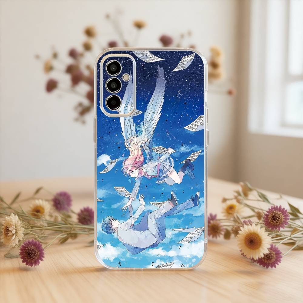 Your Lie in April Phone Case For SamsungA10,12,20,21S,30,31,40,50,51,52,70,71 Transparent Cover