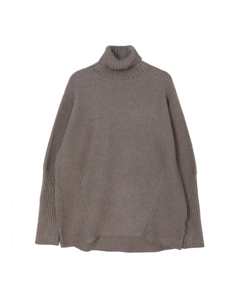 Baseukala Diagonal Patterned Turtleneck Knitwear (7Colors)
