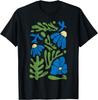 Matisse Gemälde Ästhetik künstliche Blume Abstrakt Herbst T-Shirt