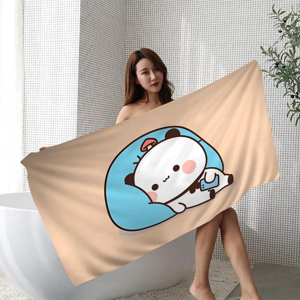 Orso Panda B-Bubu-Dudu Asciugamano Microfibra Asciugamano da Spiaggia Assorbente Asciugatura Rapida Morbido Yoga Nuoto Resort Arrampicata Asciugamano
