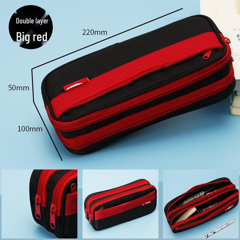 Μινιμαλιστική Διπλή Θήκη Πολλαπλών Χωρητικοτήτων για Μαθητές Δημοτικού - Σχεδιασμός Εμπνευσμένος από Διαδικτυακή Διασημότητα