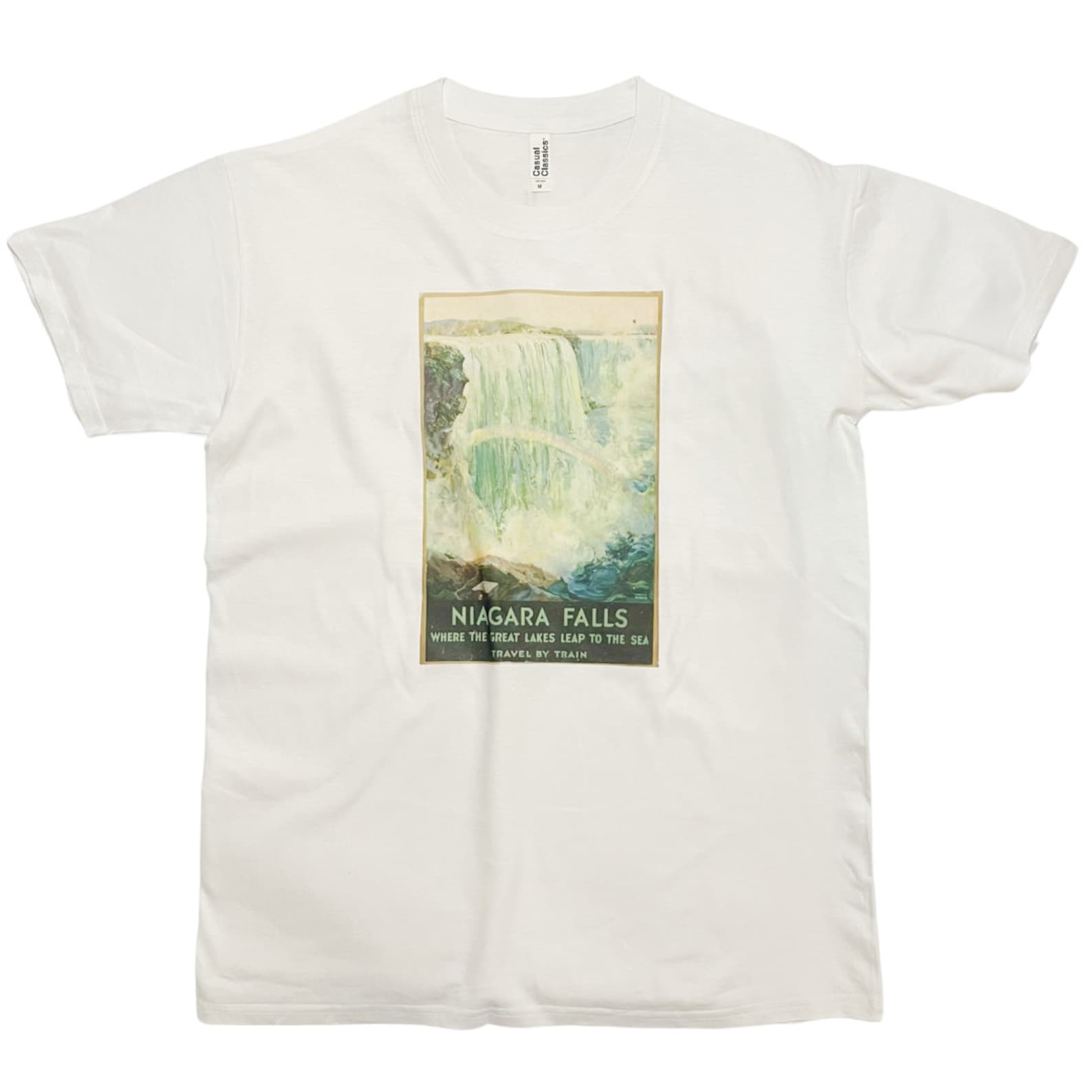 Vintage Niagara Falls Travel Poster T-Shirt 3XL