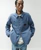 Magoodgan Hunter 5504 Canvas Oversized Grayish Blue Zip-Up Jacket