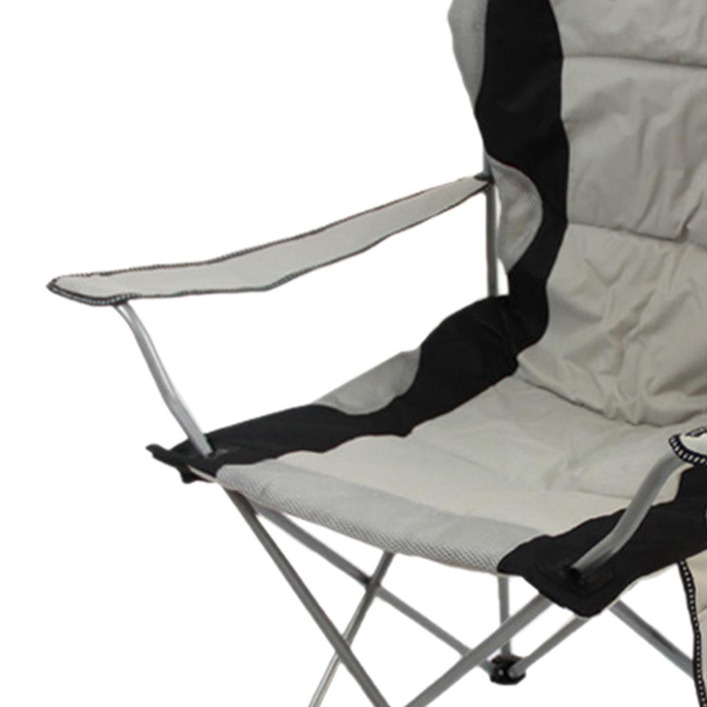 Camping Chair Heavy Duty Camp Arm for Leisure Hiking Backpacking Gray