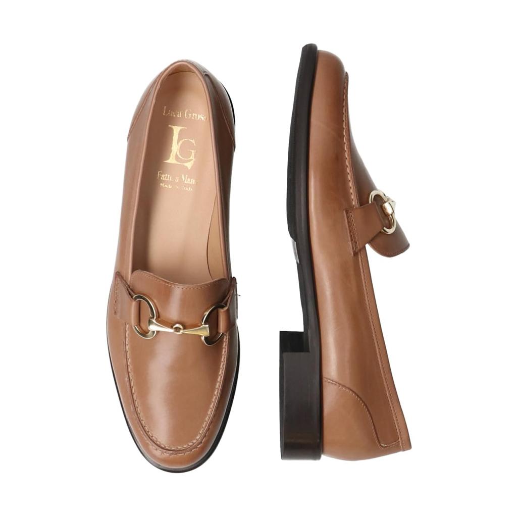 Luca Grossi Kovové mokasíny