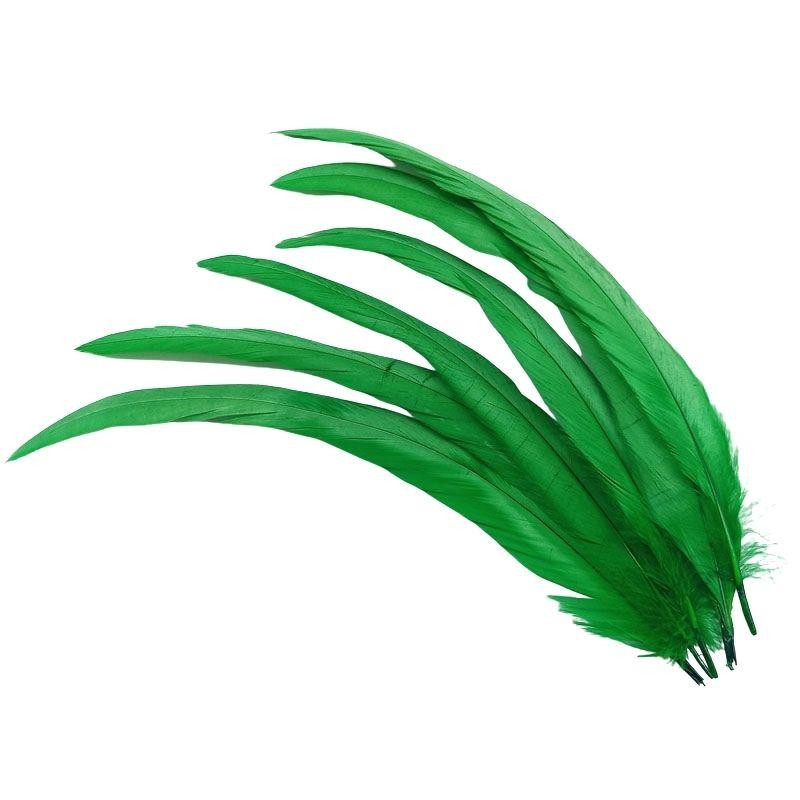 20Pcs Rooster Cock Pheasant Tail Feathers Plumes Diy Headdress Halloween Decoration Wedding Christmas Craft Supplies Accessories