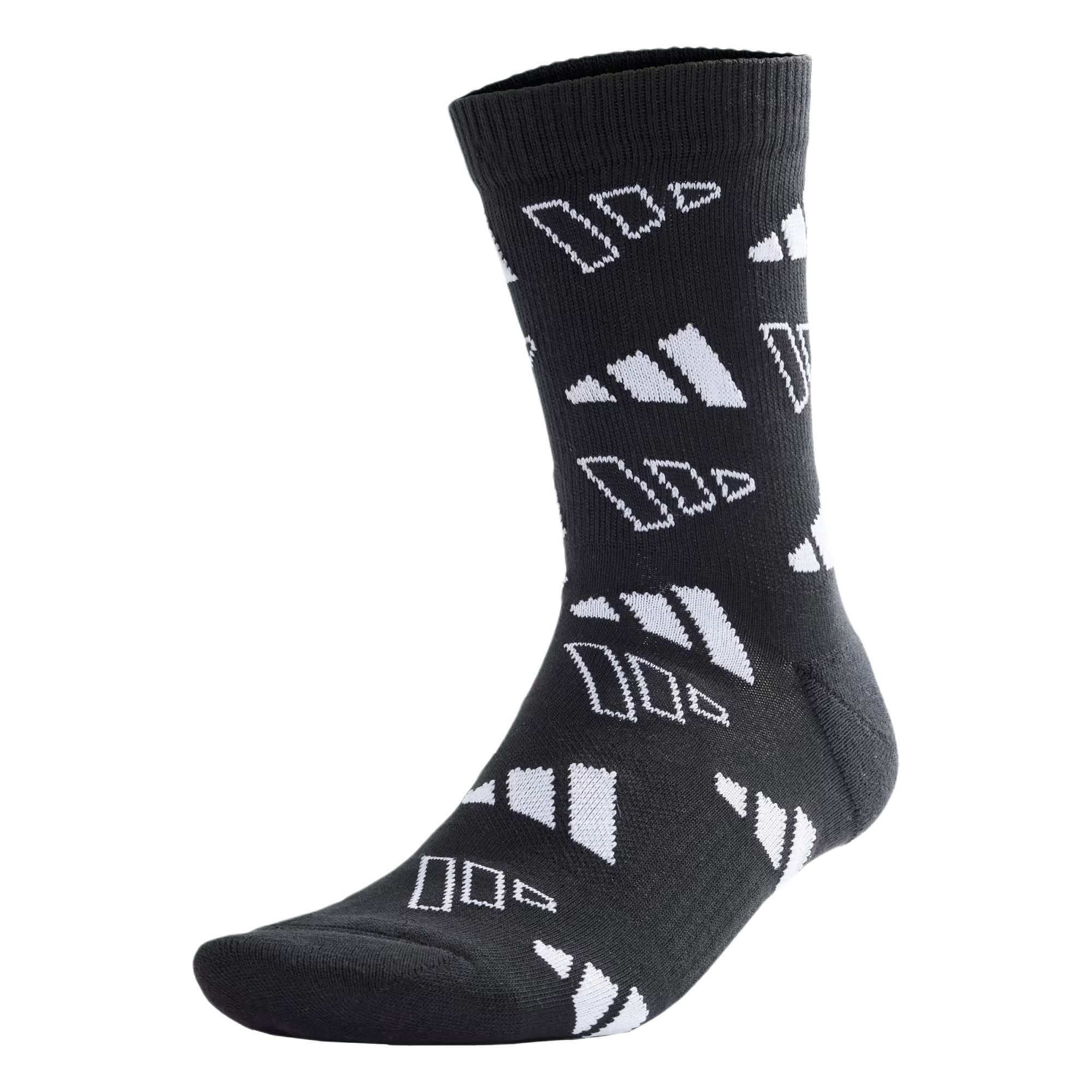 Adidas Удобные Мягкие Простые Носки до середины голени Унисекс Носки Черные JN6530 M