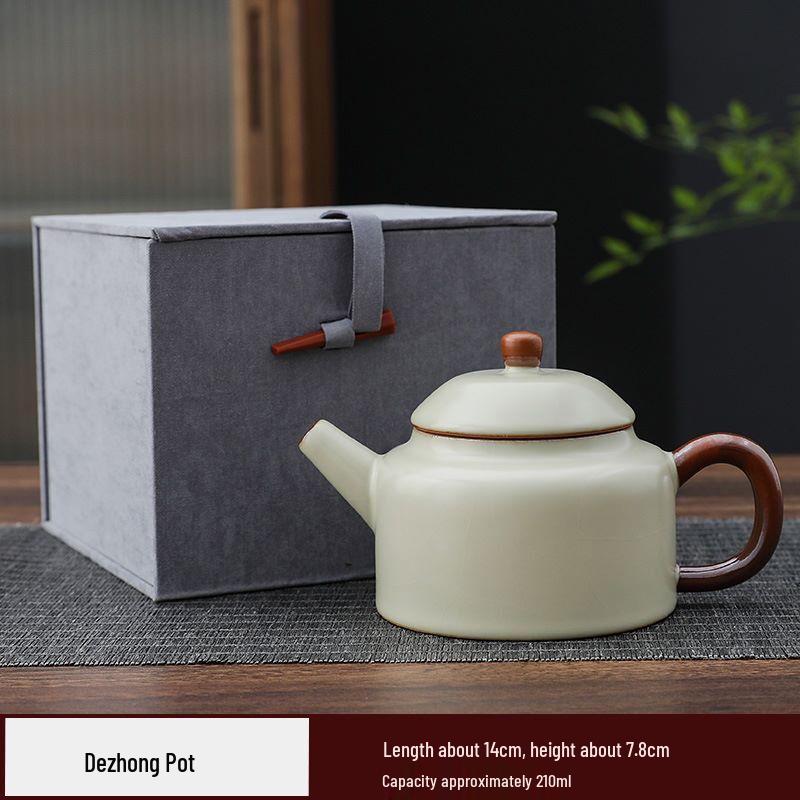 Ru Kiln Ceramic Gongfu Teapot