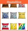 Pillowcase Minecraft Sofa Cushion Cover Home Decoration Steve Cartoon Creeper