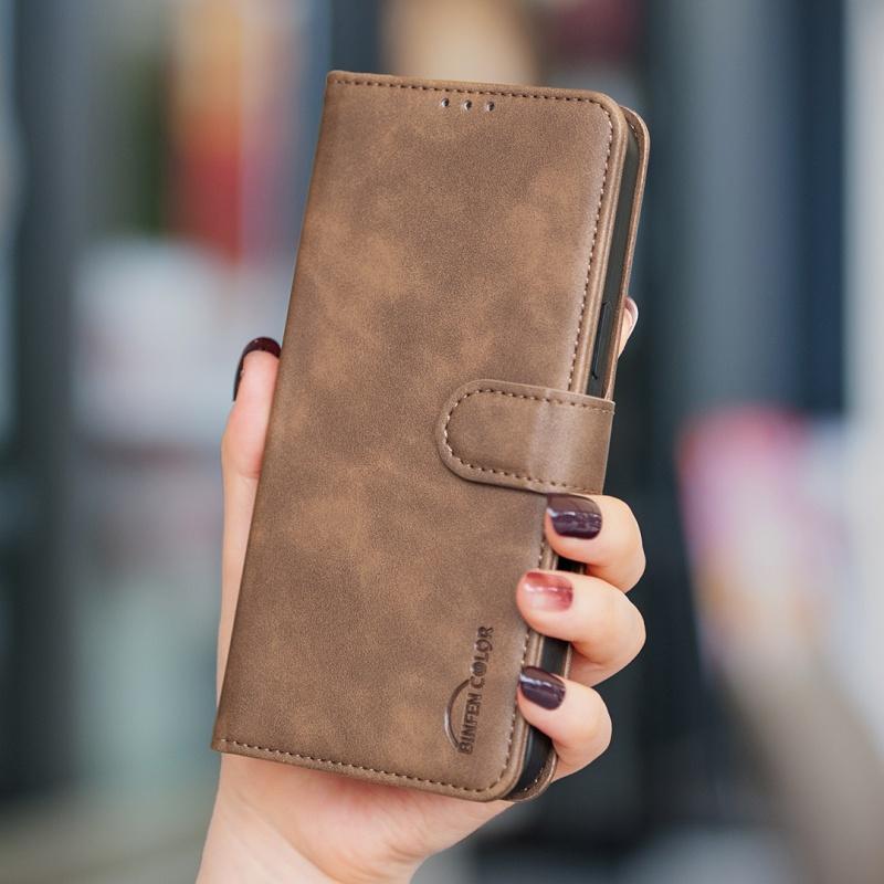 S25 S26 Ultra Leather Case For Samsung Galaxy S26 S25 Edge S24 S23 S22 S21 Ultra Plus FE RFID Blocking Flip Wallet Cover Cases