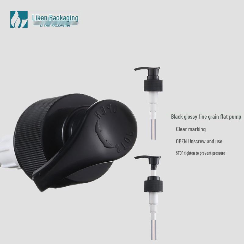 500ml Amber Press-Type Shampoo & Shower Gel Bottle for Hair and Body Care