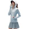 Anta Umfassende Trainingsserie Einfarbige Kapuzenjacke mit Reißverschluss Bequem Atmungsaktiv Vielseitig Sonnenschutzjacke Damenjacke 962527703-4