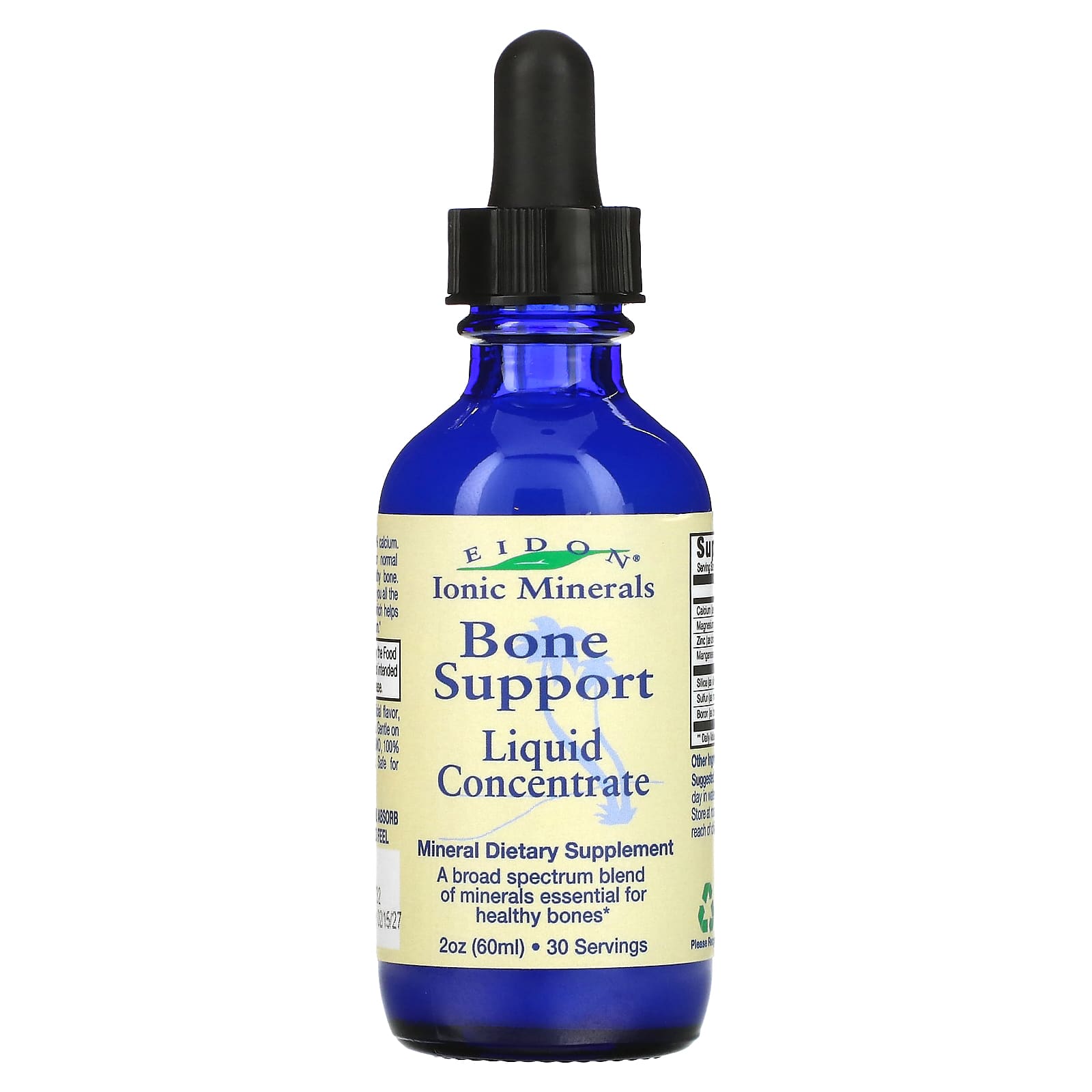 

Ionic Minerals, Bone Support, Liquid Concentrate, 60Ml (2Oz)