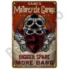 Workshop Car Parts Metal Sign Advertising Plate Wall Deocr Retro Decor Auto Parts Sign Vintage Tin Sign Metal Poster For Garage