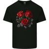 3 Red Roses Gothic Goth Mens Cotton T-Shirt Tee Top Unisex T-Shirt