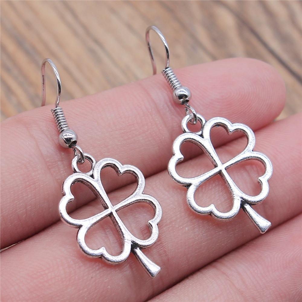 30 Styles Bohemian Earring Plant Branch Leaf Clover Dangle Earrings Drop Women Statement Jewelry Bijou Gifts For Women