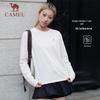 CAMEL Unisex Long-Sleeve Athletic Crewneck T-Shirt