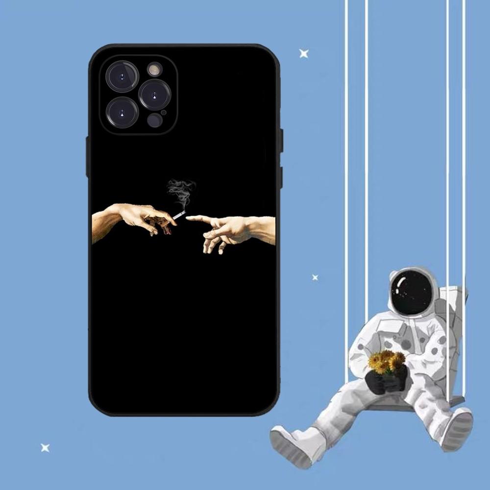 Creation of Adam Phone Case For iPhone 14 11 12 13 Mini Pro XS Max Cover 6 7 8 Plus X XR SE 2020 Funda Shell