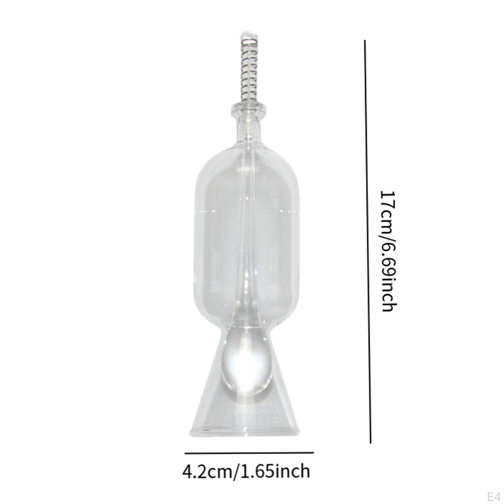 Aquarium Glass Feeder Fishtank Supplies Easy To Use Hang On Feeding Station for Goldfish