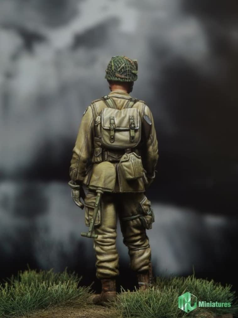 Tri Factory MJ Figure Series WWII US Army Airborne Soldier 1 Resin Kit MJ35001 Molded Color 1/35