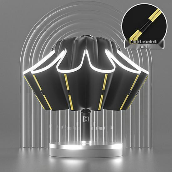 Luxury Fully Automatic Folding Umbrella for Women & Men - Sunshade, Sunscreen, and Business Advertising Parasol.