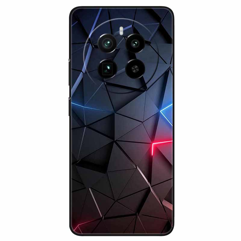 For Realme 12 4G Case Black Silicone Lovely Cute Soft TPU Phone Cases On Realme12 4G Protect Bumper Cover Shell Coques 6.67''