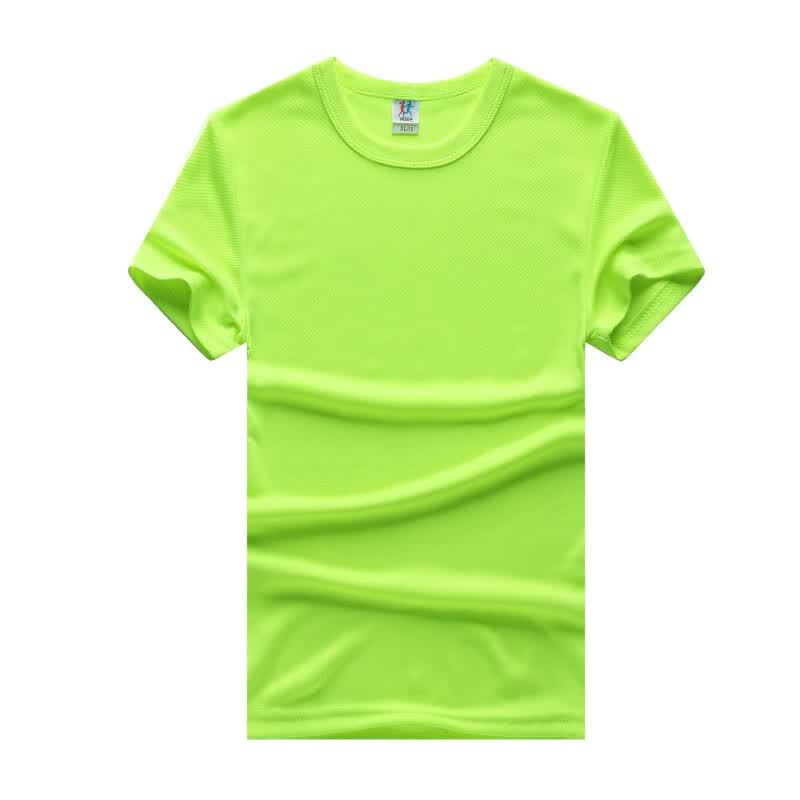 Unisex Quick-Dry Breathable Round Neck T-Shirt L