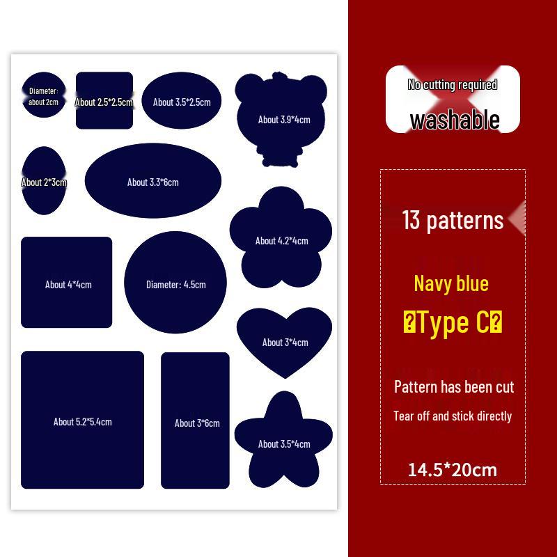 16-Color Self-Adhesive Seamless Repair Patch for Clothes and Jackets