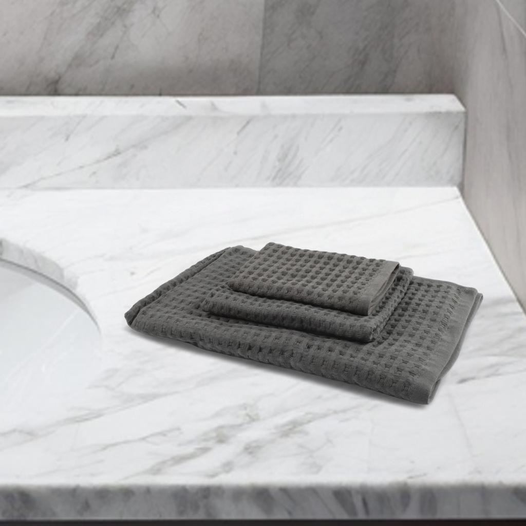 Waffle Weave Bath Towels Set 100 Cotton Soft Absorbent Towels for Home