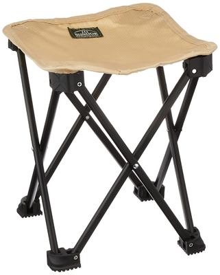 Mini Aluminum Stool, Beige, BD-155BE, with Storage Case, Compact Chair, Small