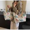 2024 Canvas Tote: Large-Capacity Shoulder Bag for Women - Stylish, Versatile Commuter Handbag