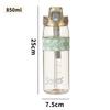 Water bottle High value outdoor sports kettle Large capacity straw cup Portable portable plastic cup Double drinking cup logo