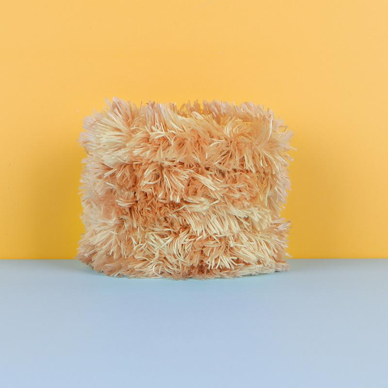 20 mm Material Kristall Sammet Vridpinne Handgjord Docka Valp Ullremsor Konstgjorda Ullremsor