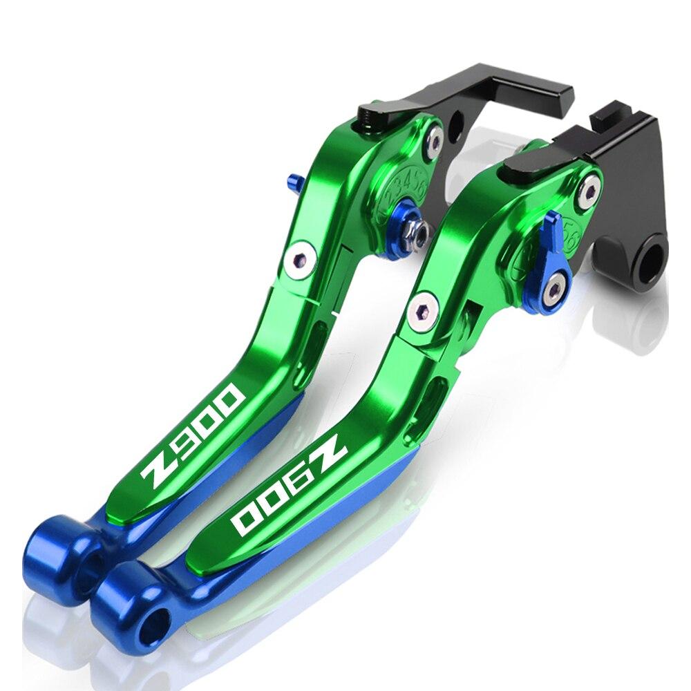 Motorcycle CNC Adjustable Extendable Foldable Brake Clutch Levers Handle Brakes Z900 For Kawasaki Z900 2017