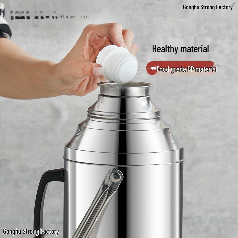 Stainless Steel Large Capacity Teapot Kettle and Thermos for Dormitory Use