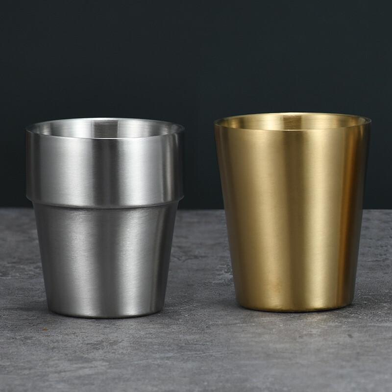 Jimeijiduo 304 Double-Wall Stainless Steel Beer Mug