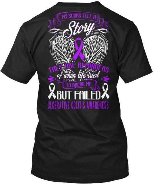 Ulcerative Colitis Awareness My Scars Tell A Story T shirt Made in USA S-5XL 2XL