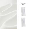 Semir Senrou Women's Summer Cool Frayed Wide-Leg Cropped Jeans